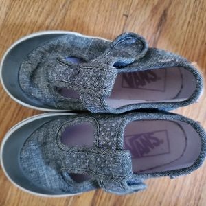 Vans Mary Jane Shoes 8 Gray Grey